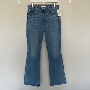 Mother High Waisted Weekender Slice Heel in Belle De Jour Size 32